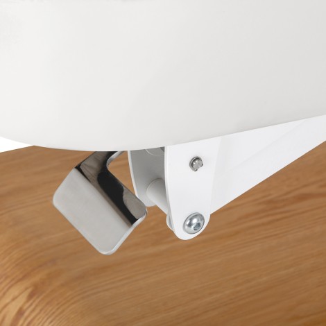 SPA-ligbed Sillon Relax wit met lichtbruine basis — detail basis