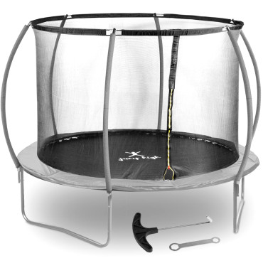 Trampoline de jardin avec...