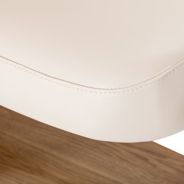 Beige Överdrag för Sillon Relax SPA Solstol — närbild av yta