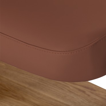 Housse pour le fauteuil Sillon Relax SPA en marron — gros plan surface