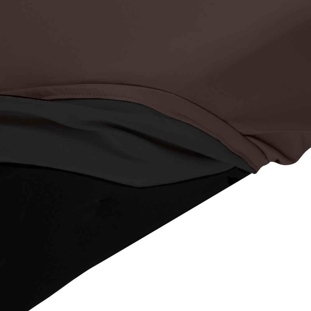 Capa para o Espreguiçadeira Sillon Relax SPA castanho escuro — close-up da superfície