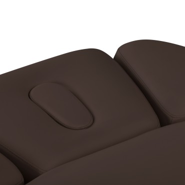 Overtræk til Sillon Relax SPA liggestol i mørkebrun — nærbillede af sæde