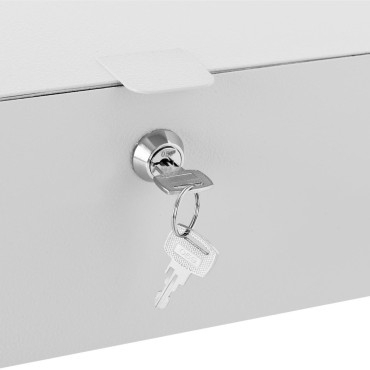 Cassete de metal seguro para fechaduras chave 350 x 320 x 110 mm DIN A4