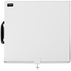 Coffre-fort en métal pour documents, fermé à clé, dimensions 350 x 320 x 110 mm DIN A4