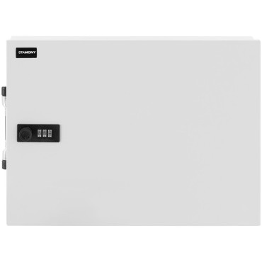Varno kovinsko krsto za dokumente s povezovalnim ključavnico 355 x 255 x 70 mm DIN A6