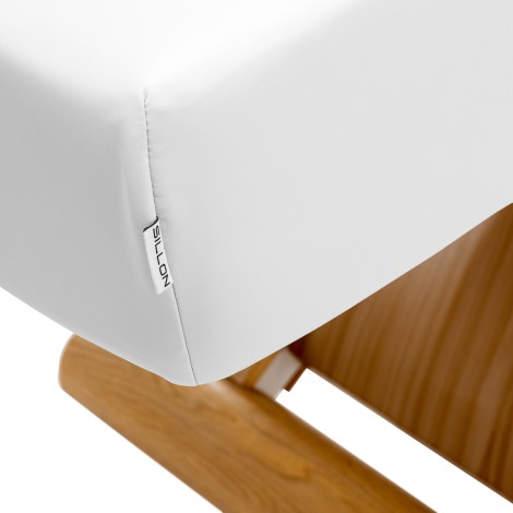 Housse pour le fauteuil Sillon Siesta SPA blanche — gros plan surface