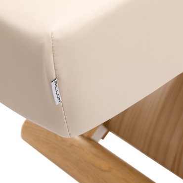 Poťah pre ležadlo Sillon Siesta SPA v krémovej farbe — detail povrchu
