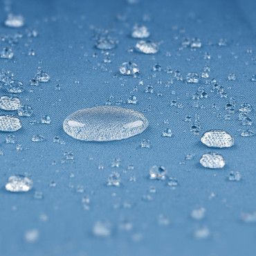 Guarda-chuva de jardim. Rodada grande inclinada com uma manivela. 300 cm de azul