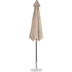 Parasol Garden Terrace ümmargune kallutamine väntvõlliga. 270 cm kreem