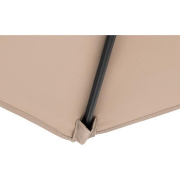 Parasol tuinterras rond kantelen met een crank wed 270 cm crème