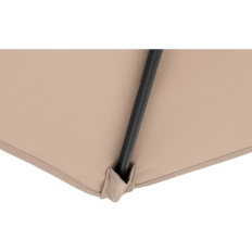 Parasol Have Terrace Rund vippe med en krumtur ons. 270 cm creme