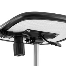 Műhelymegmunkáló szék háttámlával 120 kg 450-590 mm fekete