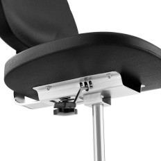 Taller de taller de taller con cromo de vuelta a 120 kg 450-585 mm negro