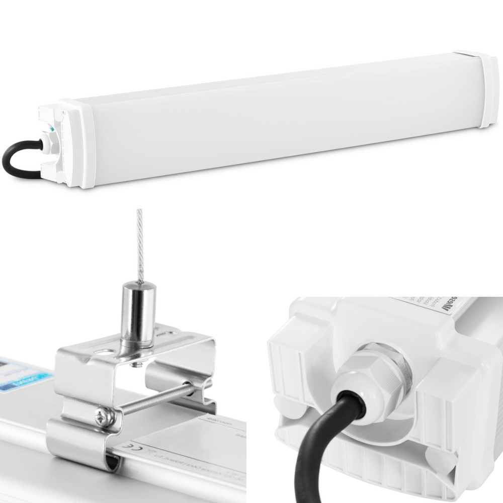 Led Led impermeabile ermetico impermeabile per IP65 3300 LM 60 cm 30 magazzino