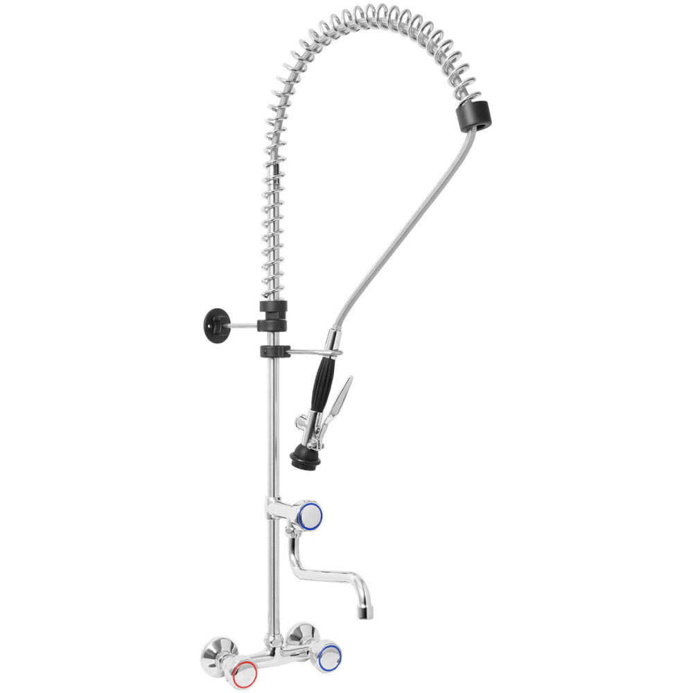 Robinet de cuisine avec douche, hauteur 100 cm.