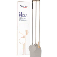 Σετ αξεσουάρ πίτσας 2 φτυάρια Brush κρεμάστρα 4 El.