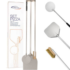 Tartozékok készlet Pizza Tools 2 Shovel ecsetartó 120 cm 4 El.