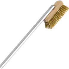 Ensemble d'accessoires pour outils à pizza : 2 pelles, brosse, support de 120 cm, 4 pièces.