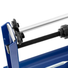 Équilibreuse statique pour roues de moto, diamètre 660 mm, largeur 235 mm.