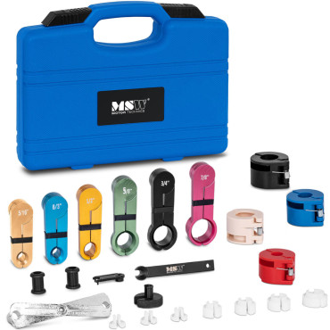 Ferramentas para conectores de combustível e ar condicionado desabotoando. Conjunto