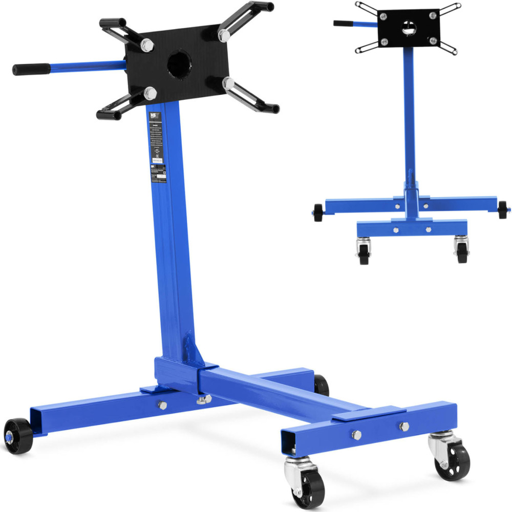 Stāvēt montāžas dzinēja remontam pārnesumkārbu uz riteņiem līdz 450 kg Stāvēt montāžas dzinēja remontam pārnesumkārbu uz riteņiem līdz 450 kg