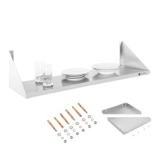 Wall shelf Hanging stainless steel single 90cm