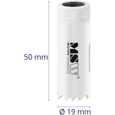 Bimmetalna rupa za metal plastične odriješene. 19 mm