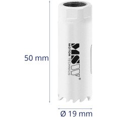 Taladro de agujero bimmetal para plástico metálico de metal miércoles 19 mm