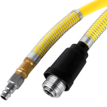 Snake Pneumatische pneumatische pneumatische kabelfolie op automatische trommel 18 bar 20 m + 3 m