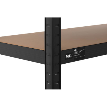 Estantes de armazenamento de metal 5 prateleiras 875 kg 90 x 40 x 180 cm cinza ----- up 2 pcs.