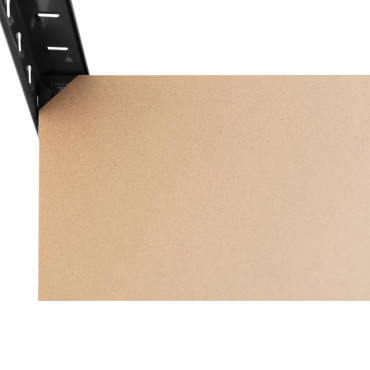 Étagère de stockage métallique 5 étagères 875 kg 90 x 40 x 180 cm gris-bleu 2 pièces.