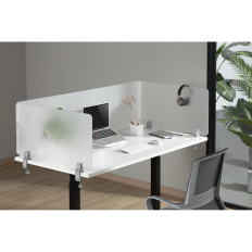 Clôture de séparation de bureau panneau en acrylique tridimensionnel 3 pièces.