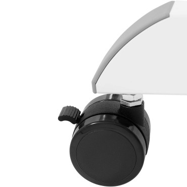 Bärbar datorbord lutad justerbar på hjul 60 x 52 cm 760 - 1130 mm