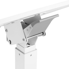 Bærbar standbord tiltet justerbar på hjul 60 x 52 cm 760 - 1130 mm