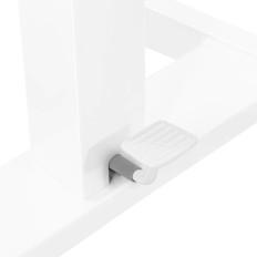 Laptop-Stand-Tisch geneigt auf Räder 60 x 52 cm 760 - 1130 mm