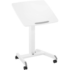 Tabela stojala za prenosni računalnik Naklonjena nastavljiva na kolesih 60 x 52 cm 760 - 1130 mm