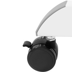 Table d'appoint pour ordinateur portable inclinable, réglable sur roulettes, 60 x 52 cm, 825 - 1185 mm.