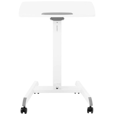 Table laptop stand tilted on wheels 60 x 52 cm 825 - 1185 mm