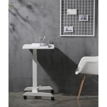 TABLE LAPTOP STOND Nastavljiv na kolesih 60 x 52 cm 760 - 1130 mm