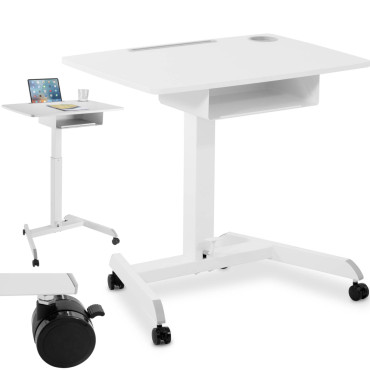 A table állvány egy laptop...