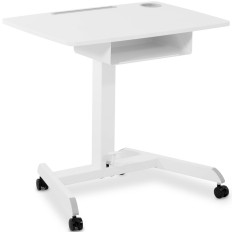 Stojalo za tabelo za stojalo za prenosni računalnik, izmenjeno z polico 80 x 56 cm 760 - 1130 mm