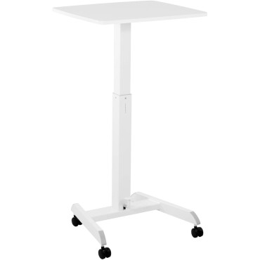 TABLE LAPTOP STOND Nastavljiv na kolesih 60 x 52 cm 760 - 1130 mm