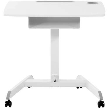 Ett bordsstativ för en bärbar dator som växlas med en hylla 80 x 56 cm 760 - 1130 mm