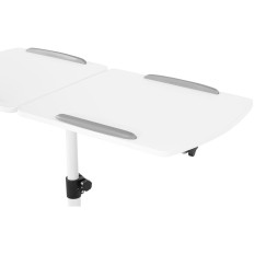 Prenosni stojniški tabela Naginana nastavljiva 2 vrhovi 43 x 91 cm 700 - 1100 mm