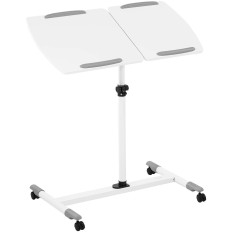 Laptop stativbordet lutade justerbara 2 toppar 43 x 91 cm 700 - 1100 mm