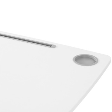 Un tavolo da tavolo per un supporto per laptop alternato con uno scaffale 80 x 56 cm 760 - 1130 mm