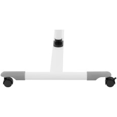 Laptop stand table tilted adjustable 2 tops 43 x 91 cm 700 - 1100 mm