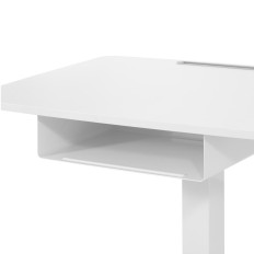 Stojalo za tabelo za stojalo za prenosni računalnik, izmenjeno z polico 80 x 56 cm 760 - 1130 mm