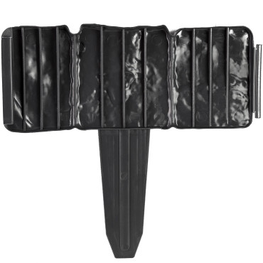 Palisada que se afregava para a pedra de pedra de imitação do gramado 2.5m - cinza