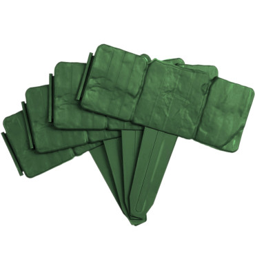Palisade bordure pour pelouse imitation pierre STONE 2.5m - verte